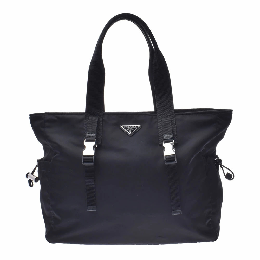 PRADA Tessuto Montagna Black Tote Bag